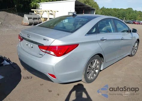 2014 Hyundai Sonata Limited z USA, uszkodzony, nr VIN 5NPEC4AC2EH878777